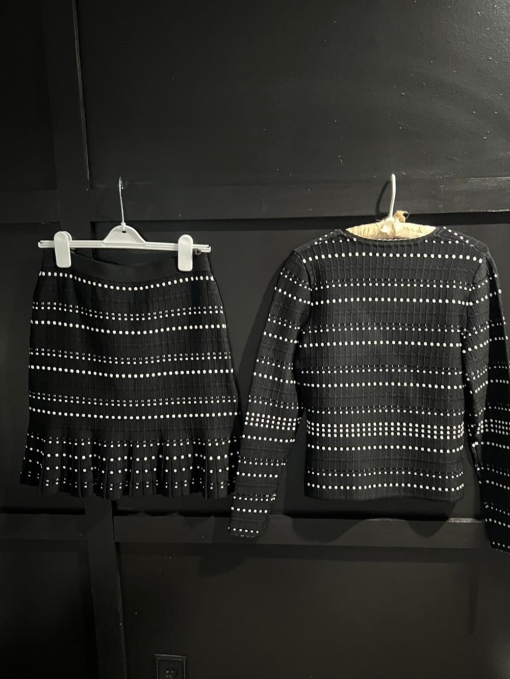 NWT | Etcetera | Two Piece | Jacket and Skirt | Black and White